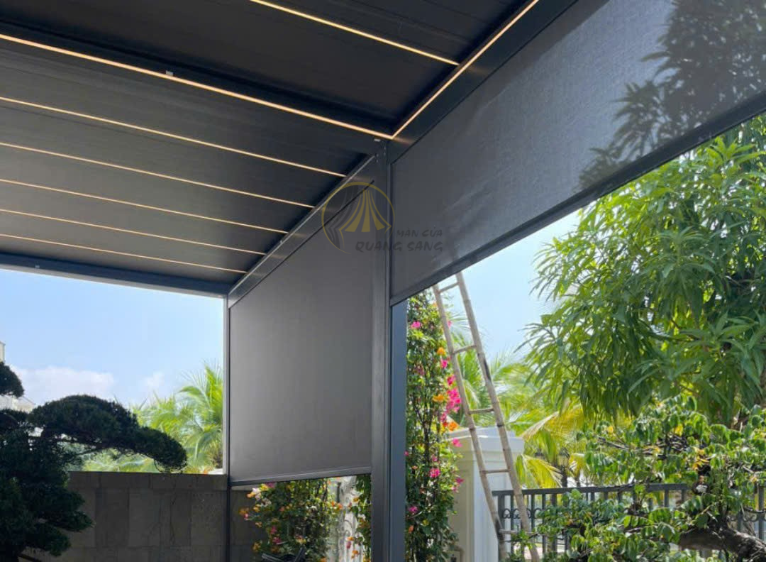 Mái hiên tự động, rèm tự động