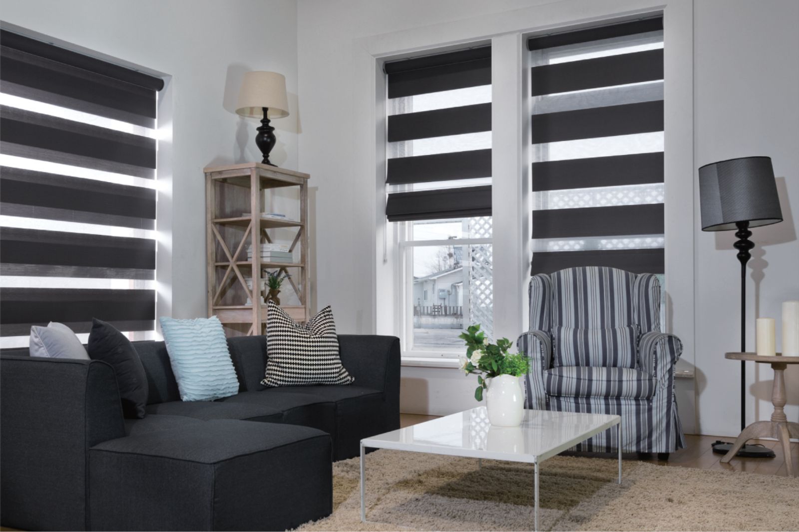 Rèm Roman xếp lớp