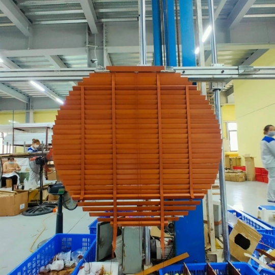 Rèm gỗ cách điệu