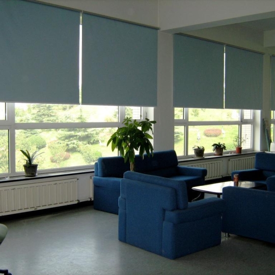 Rèm cuốn chống nắng quán cà phê