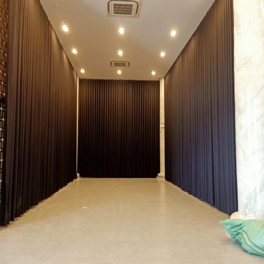 Trang trí rèm sảnh hoa viên nghĩa trang 